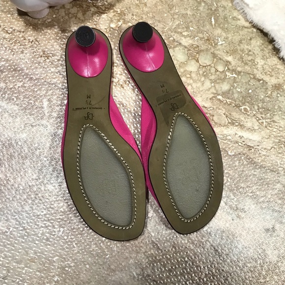 Donald J Pliner Pink Knot Heeled Sandal - Picture 3 of 4